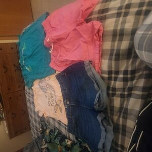 Casual‎ Summer Outfit Set - Pink, Blue, and Teal